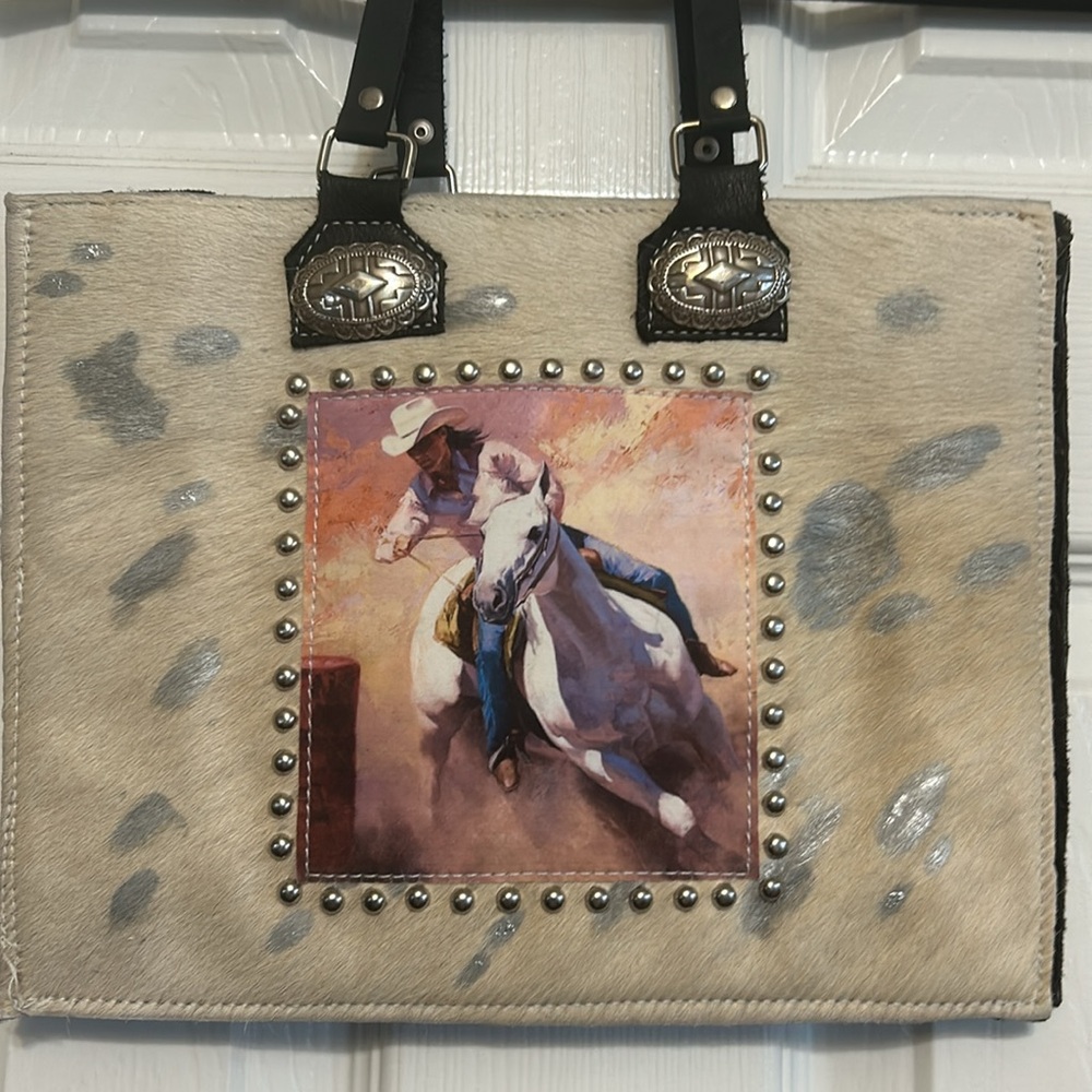 Crimson Willow cowhide bag